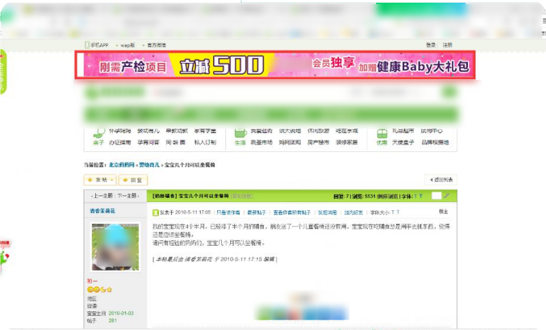PC端妈妈网横幅广告12