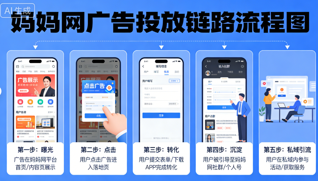 妈妈网广告投放链路