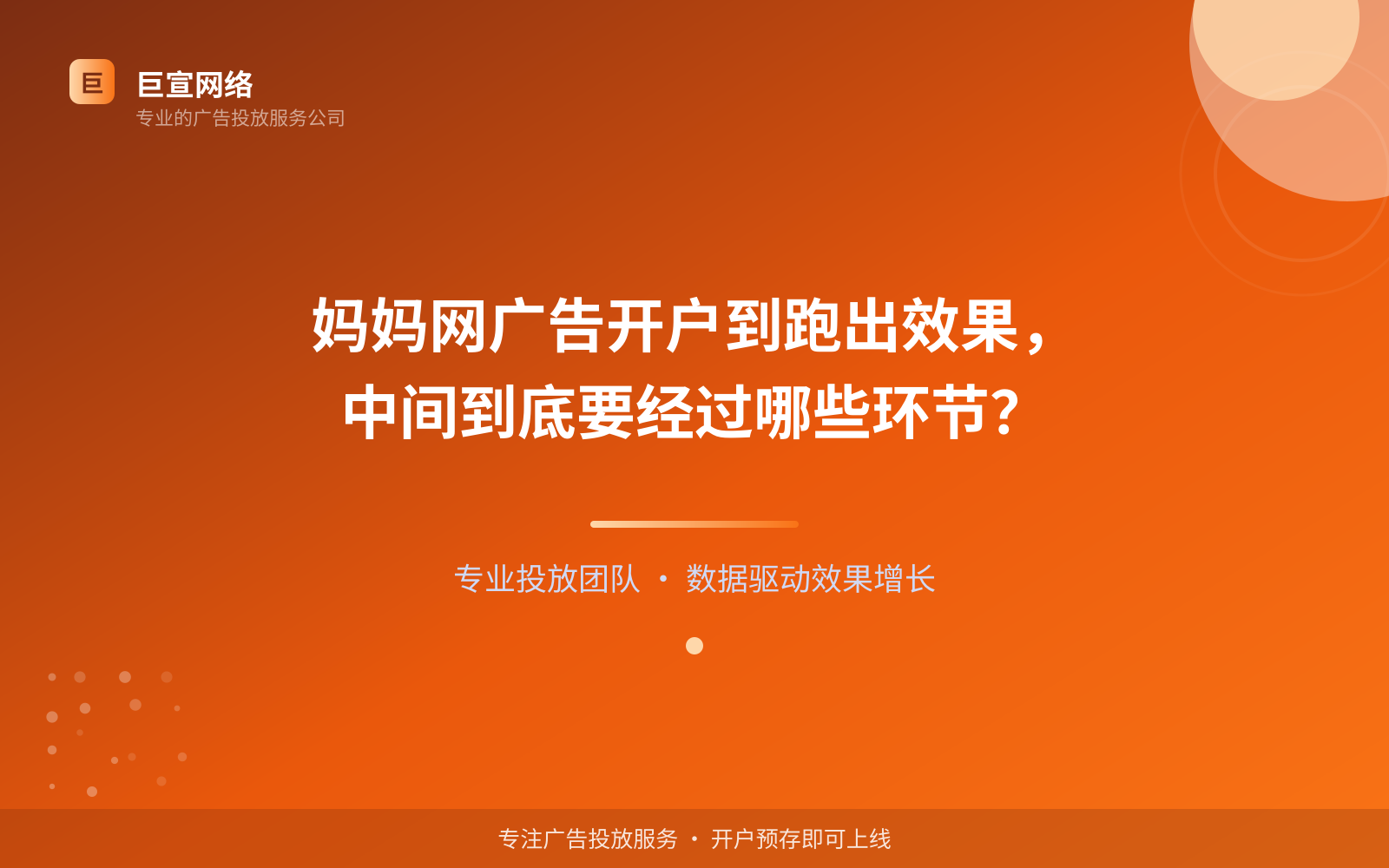 妈妈网上面的广告怎么投放？