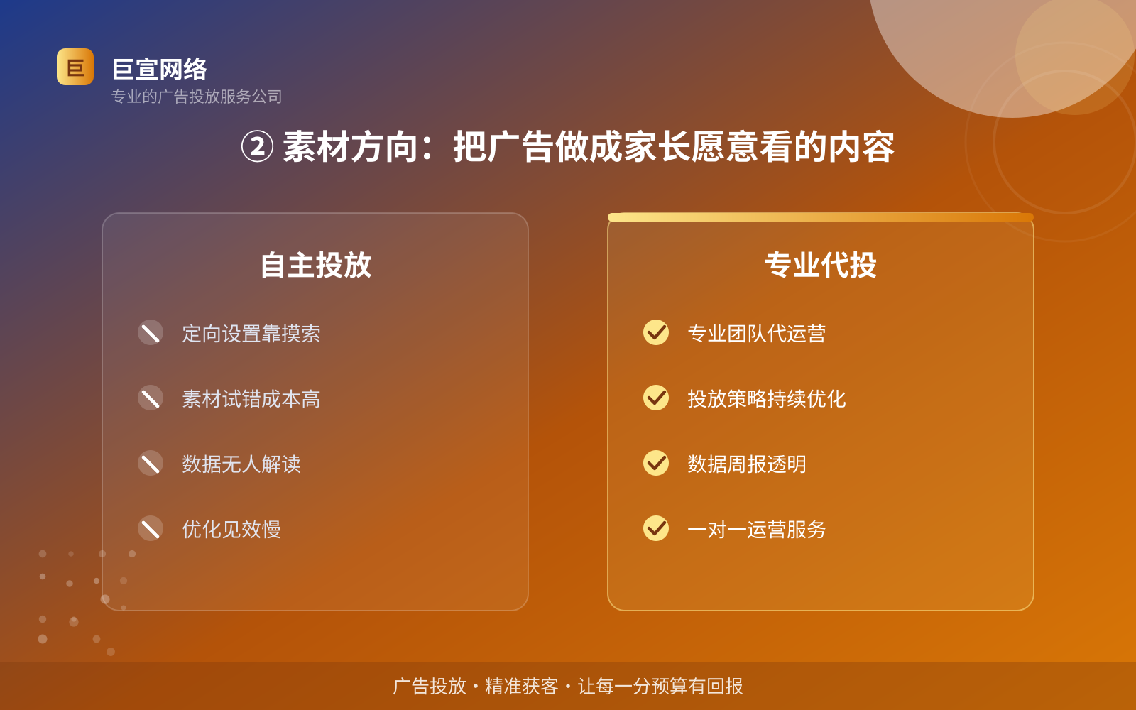 ② 素材方向：把广告做成家长愿意看的内容（效果数据维度）